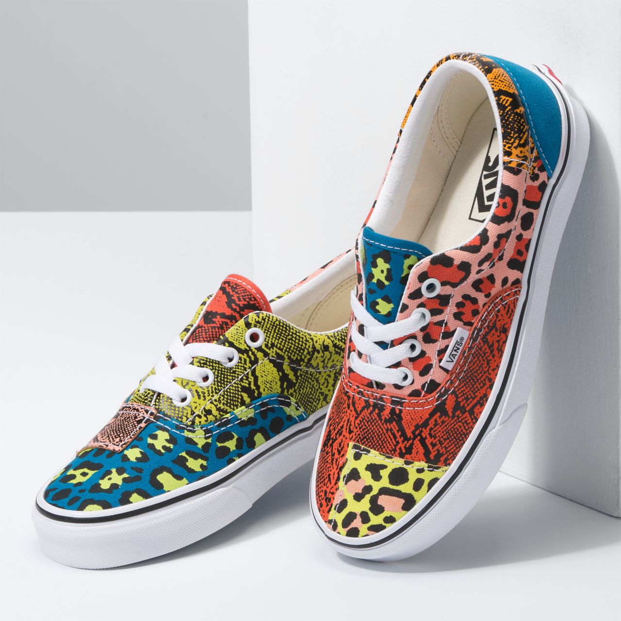 Vans Patchwork Era Multicolour Classic Mens Womens - (Patchwork) Leopard/Snake VN0A4BV401R Shoes