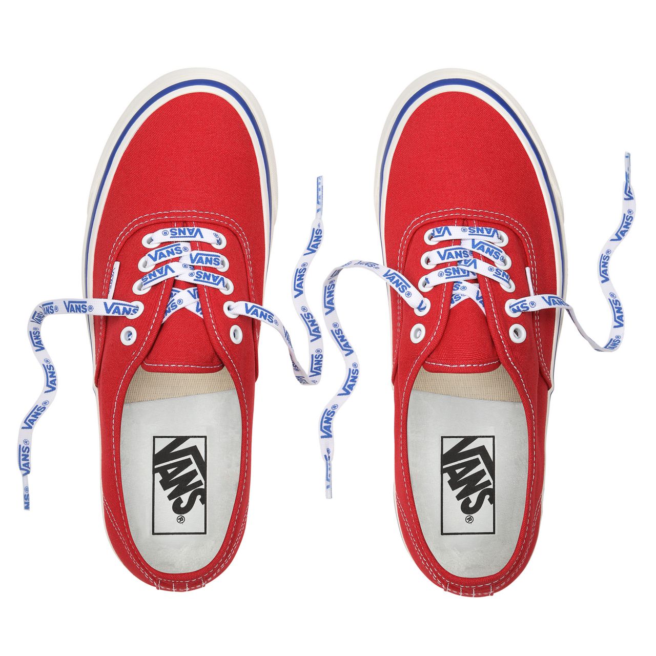 Vans Anaheim Factory Authentic 44 DX Red Classic Mens Womens - (Anaheim Factory) Og Red/Og Vans Lace VN0A38ENWO8 Shoes