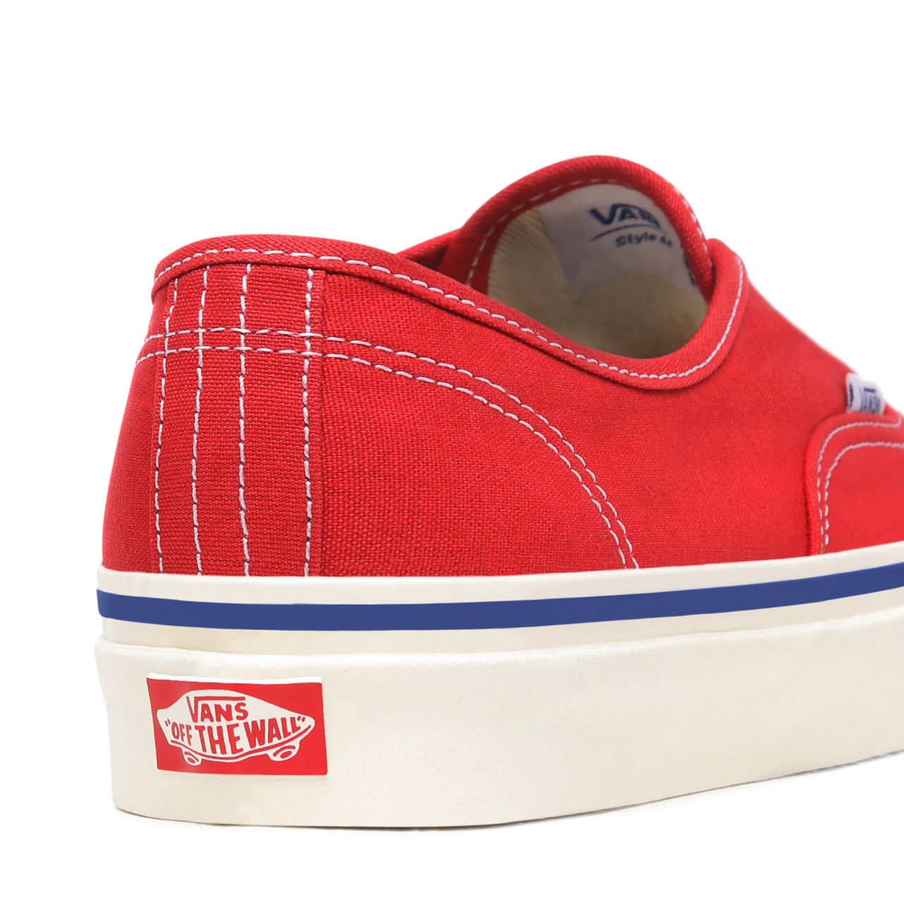 Vans Anaheim Factory Authentic 44 DX Red Classic Mens Womens - (Anaheim Factory) Og Red/Og Vans Lace VN0A38ENWO8 Shoes