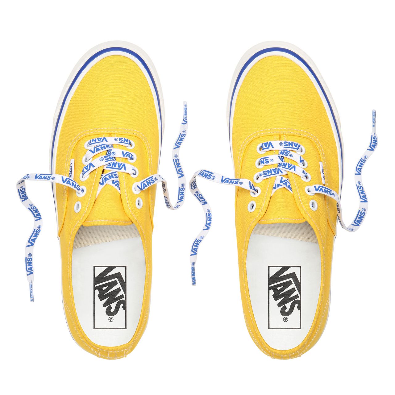 Vans Anaheim Factory Authentic 44 DX Yellow Classic Mens Womens - (Anaheim Factory) Og Yellow/Og Vans Lace VN0A38ENWOA Shoes