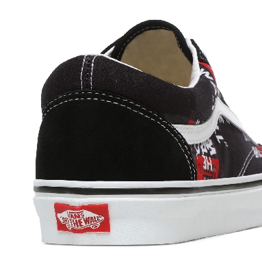 Vans Packing Tape Old Skool Black Classic Mens Womens - (Packing Tape) Black/Red/True White VN0A4U3BWZ4 Shoes