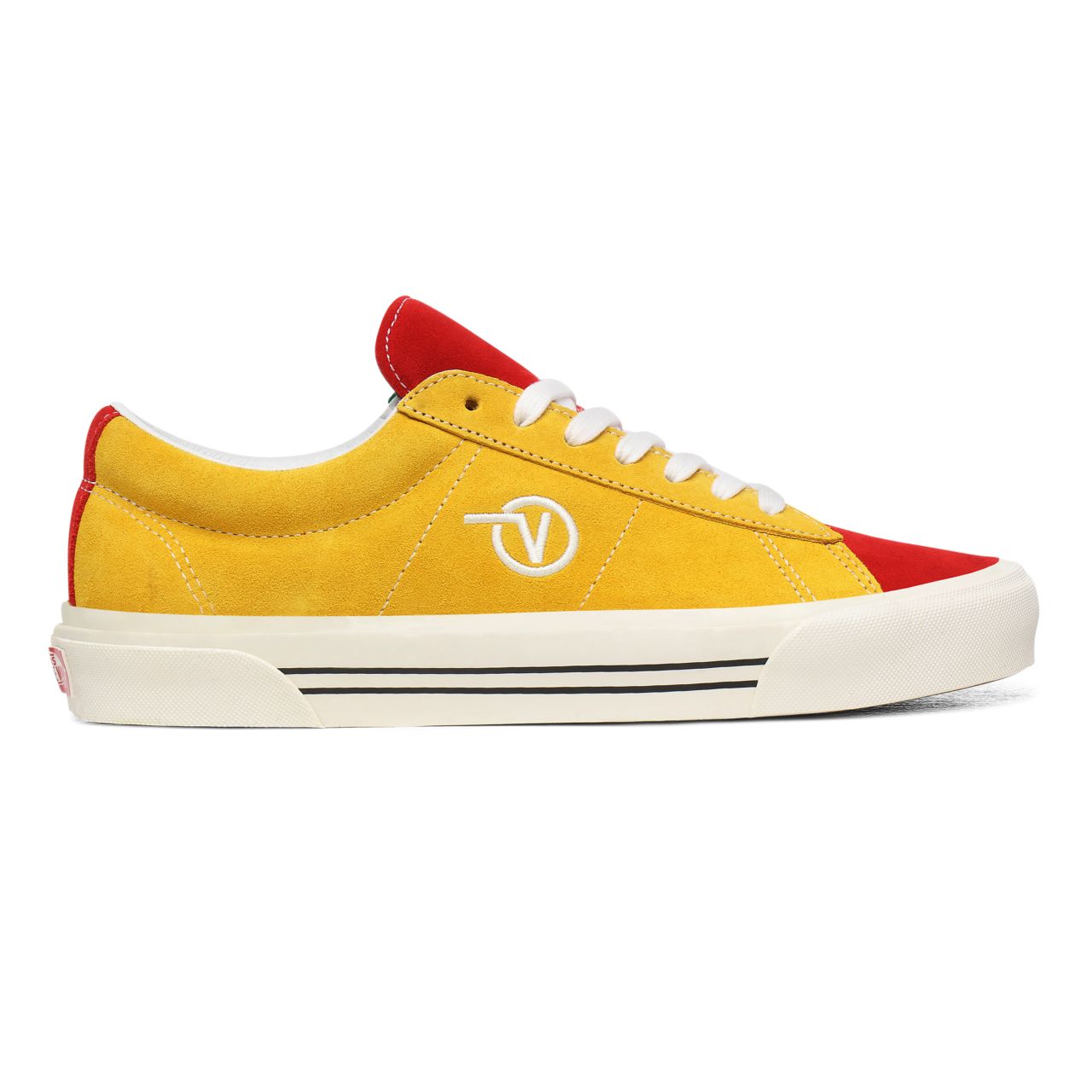 Vans Anaheim Factory Sid DX Yellow Classic Mens Womens - (Anaheim Factory) Og Yellow/Og Red/Og Emerald VN0A4BTXXIE Shoes