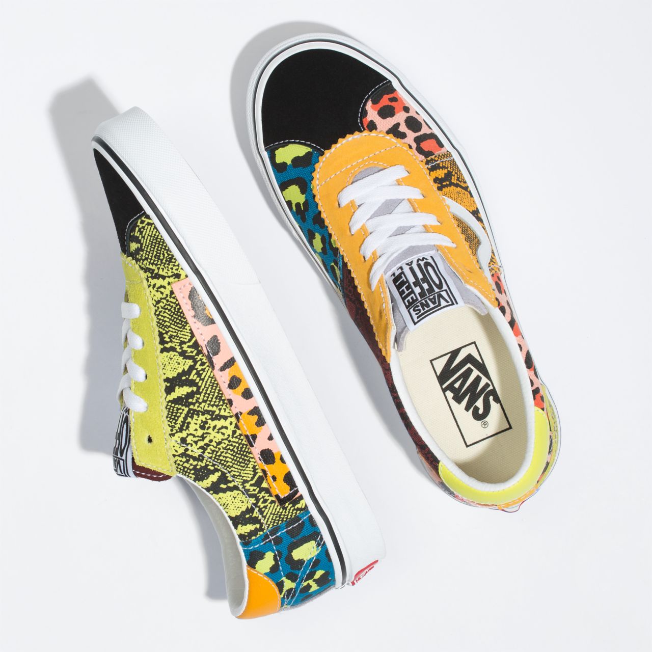 Vans Patchwork Vans Sport Multicolour Classic Mens Womens - (Patchwork) Leopard/Snake VN0A4BU601R Shoes