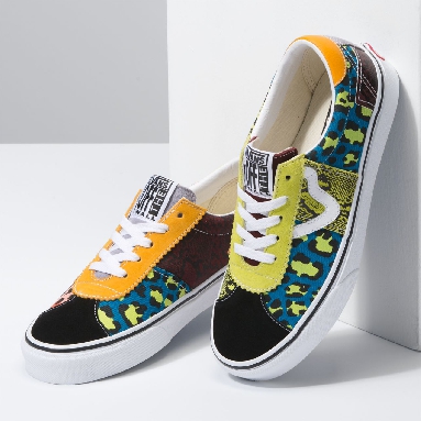 Vans Patchwork Vans Sport Multicolour Classic Mens Womens - (Patchwork) Leopard/Snake VN0A4BU601R Shoes