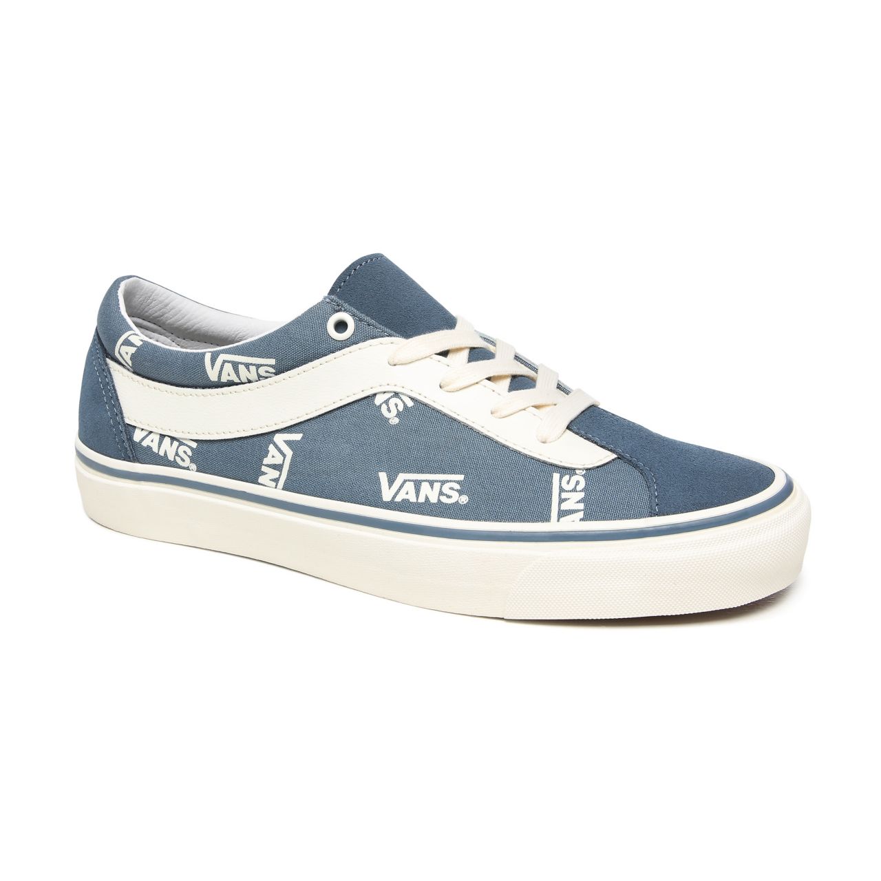 Vans Block Bold NI Blue Classic Mens Womens - (Vans Block) Blue Mirage/Marshmallow VN0A3WLPWQX Shoes