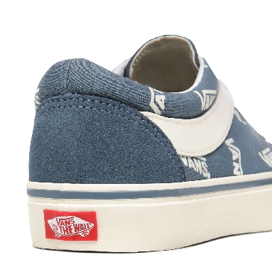 Vans Block Bold NI Blue Classic Mens Womens - (Vans Block) Blue Mirage/Marshmallow VN0A3WLPWQX Shoes