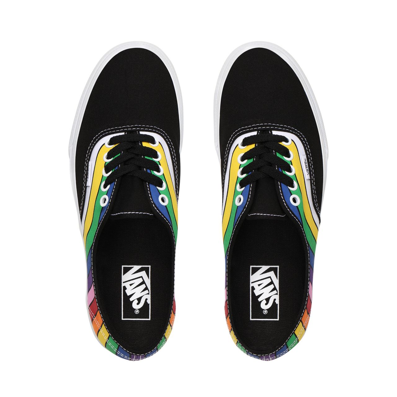 Vans Refract Authentic Multicolour Classic Mens Womens - (Refract) Black/True White/Multi VN0A2Z5IWN7 Shoes