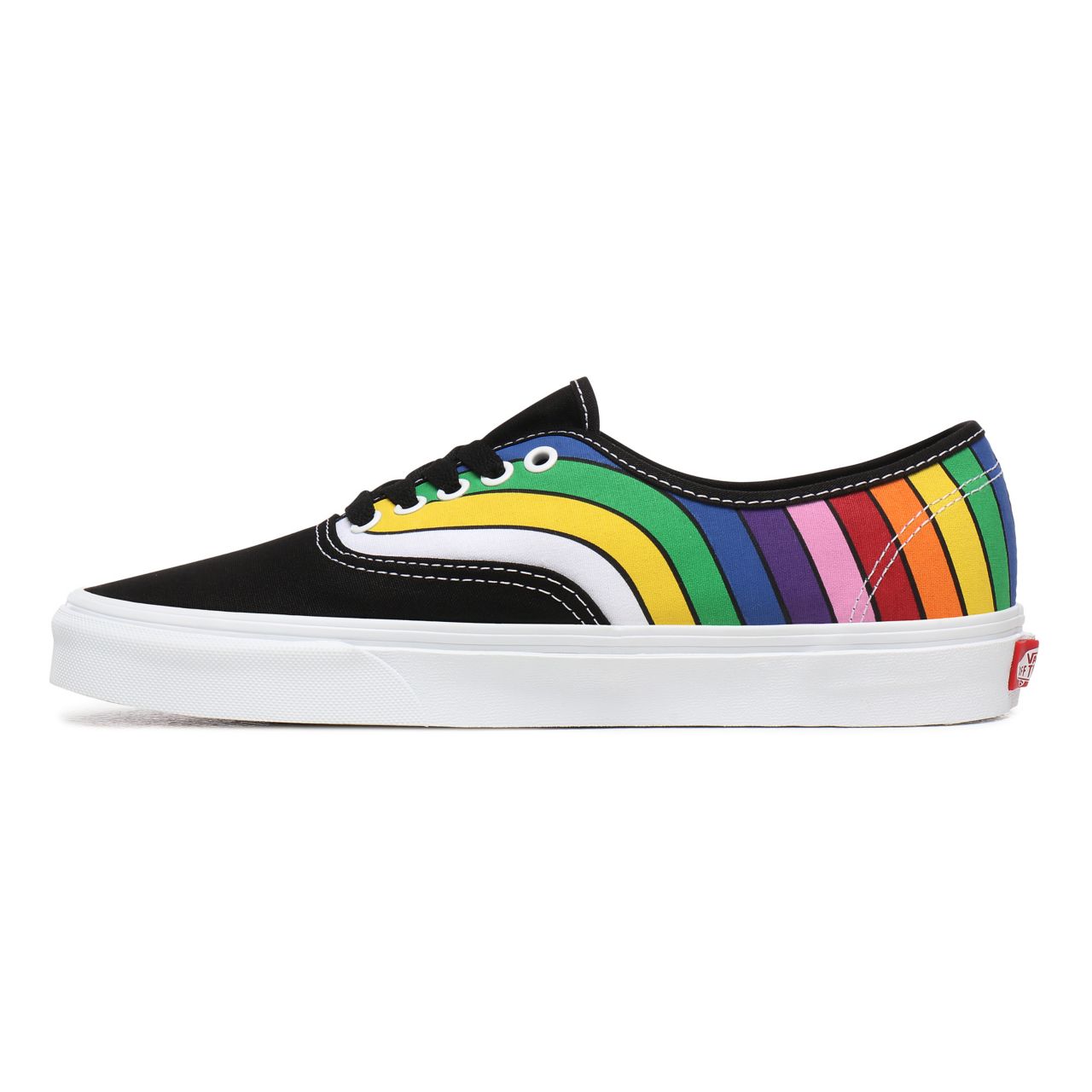 Vans Refract Authentic Multicolour Classic Mens Womens - (Refract) Black/True White/Multi VN0A2Z5IWN7 Shoes