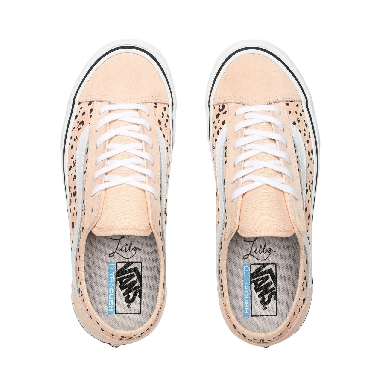 Vans Leila Hurst Style 36 Decon Surf Pink Classic Womens - (Leila Hurst) Tiny Animal VN0A3MVLWOL Shoes