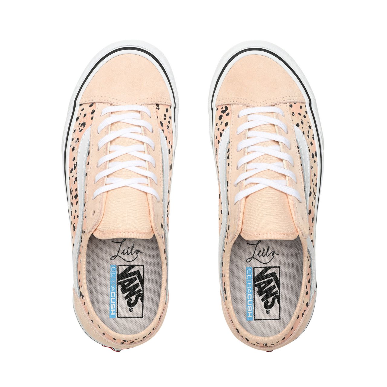 Vans Leila Hurst Style 36 Decon Surf Pink Classic Womens - (Leila Hurst) Tiny Animal VN0A3MVLWOL Shoes