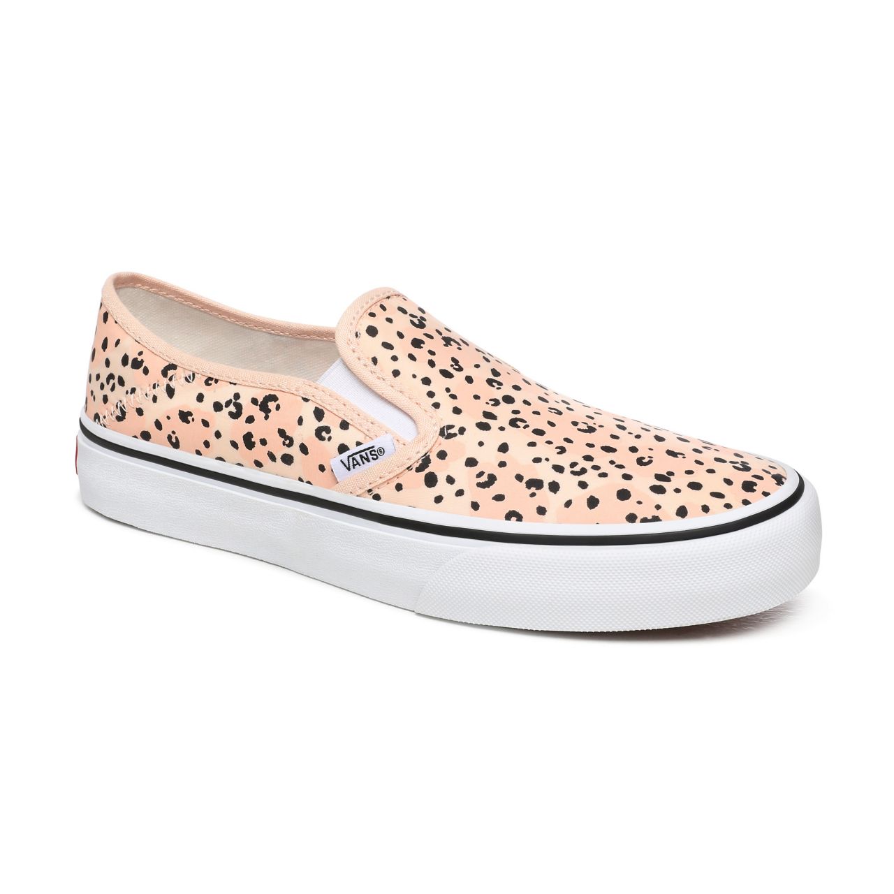 Vans Leila Hurst Slip-On Surf Pink Classic Womens - (Leila Hurst) Tiny Animal VN0A3MVDWOL Shoes