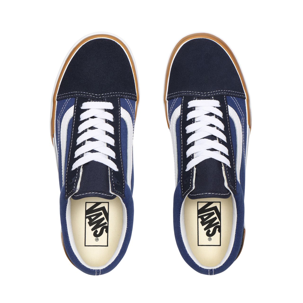 Vans Old Skool Stacked Blue Classic Womens - Navy/True White VN0A4U15NWD Shoes