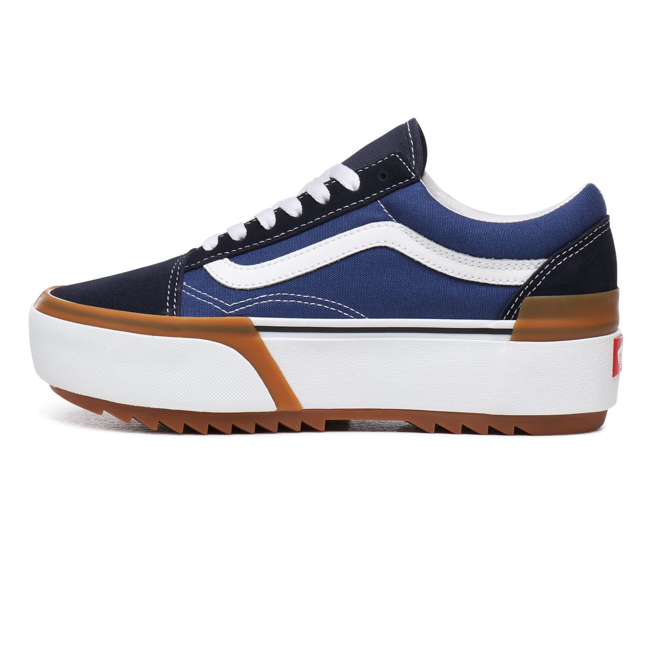 Vans Old Skool Stacked Blue Classic Womens - Navy/True White VN0A4U15NWD Shoes