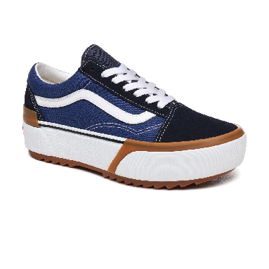 Vans Old Skool Stacked Blue Classic Womens - Navy/True White VN0A4U15NWD Shoes