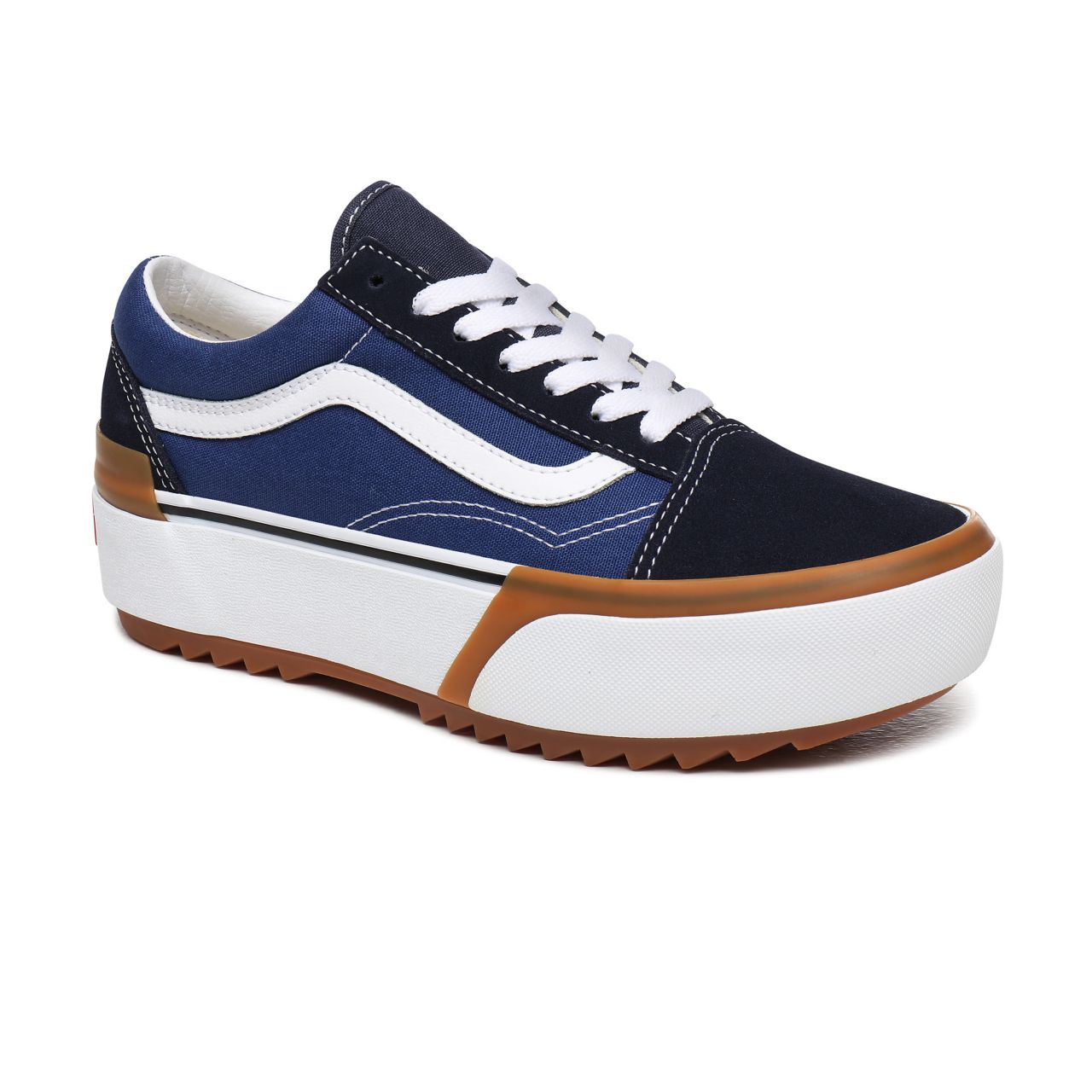 Vans Old Skool Stacked Blue Classic Womens - Navy/True White VN0A4U15NWD Shoes