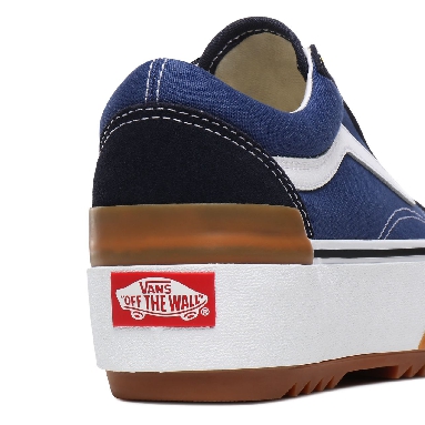 Vans Old Skool Stacked Blue Classic Womens - Navy/True White VN0A4U15NWD Shoes