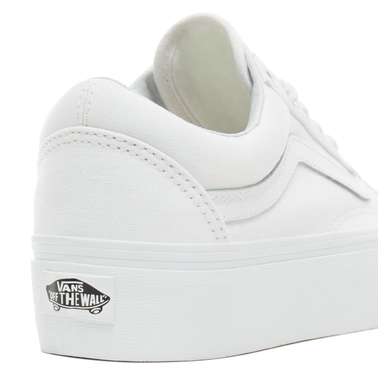 Vans Old Skool Platform White Classic Womens - True White VN0A3B3UW00 Shoes