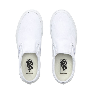 Vans Slip-On Platform White Classic Womens - True White VN0A3JEZW00 Shoes