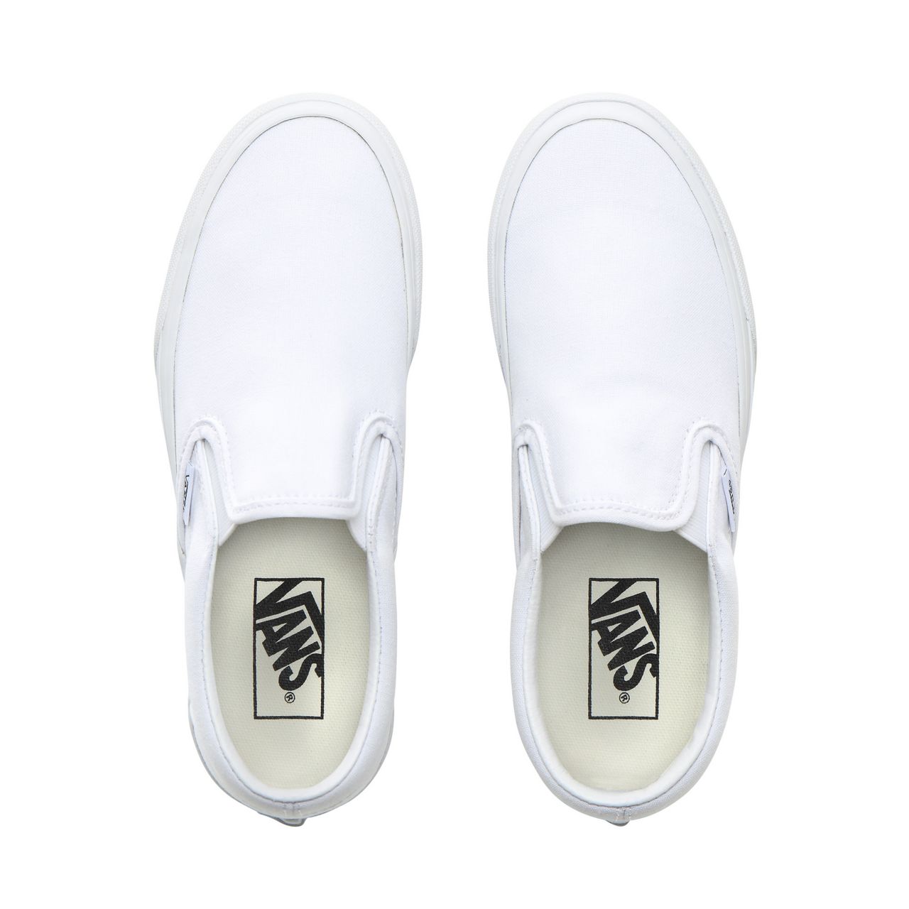 Vans Slip-On Platform White Classic Womens - True White VN0A3JEZW00 Shoes