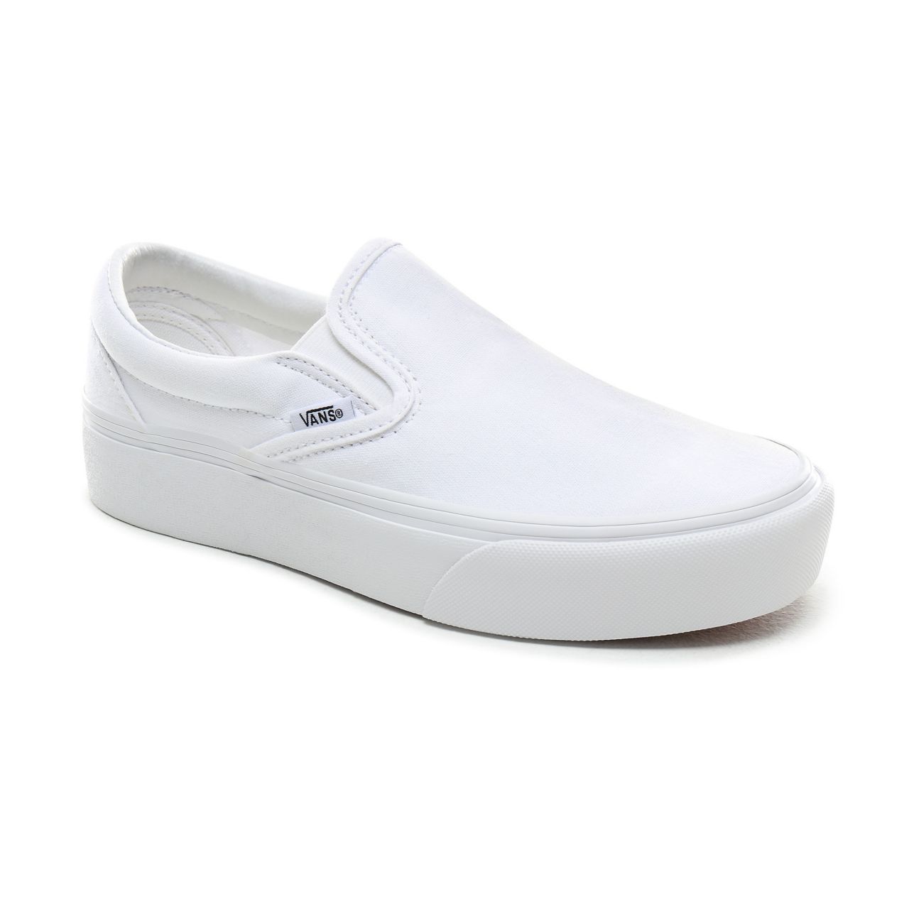 Vans Slip-On Platform White Classic Womens - True White VN0A3JEZW00 Shoes