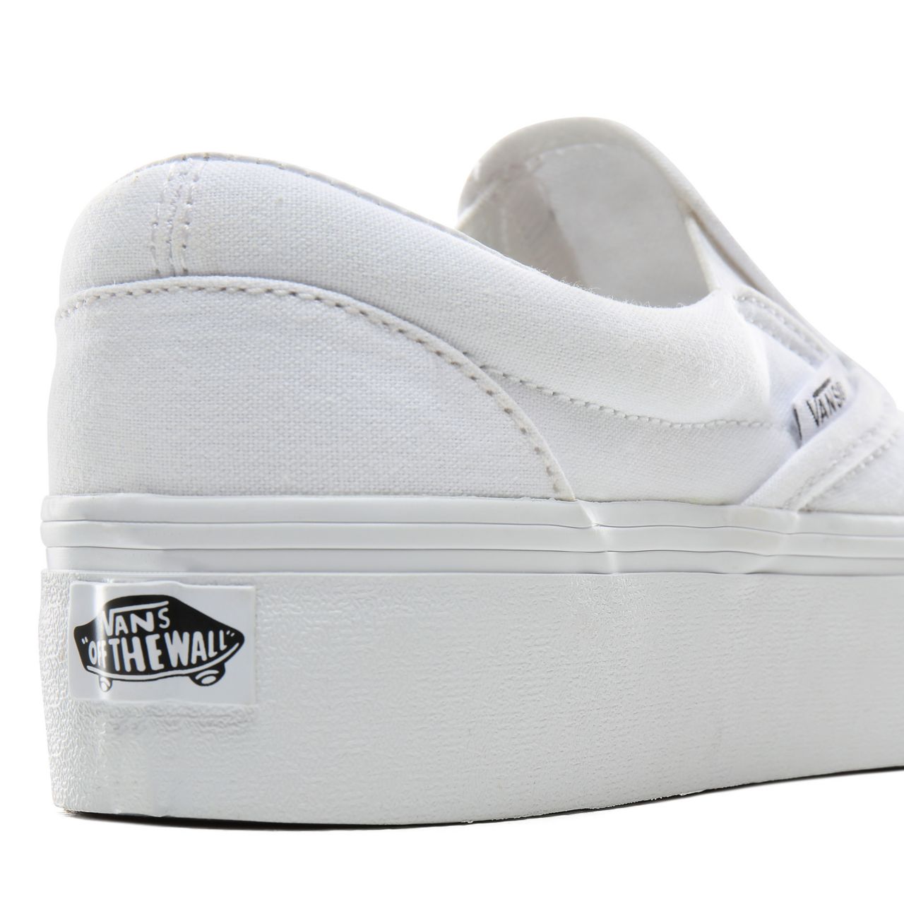 Vans Slip-On Platform White Classic Womens - True White VN0A3JEZW00 Shoes