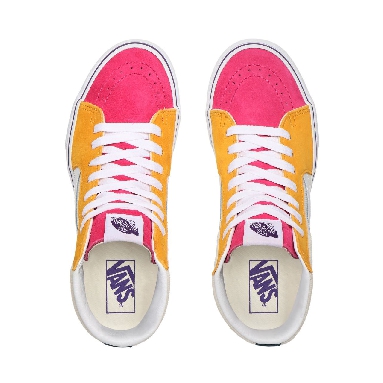 Vans Mini Cord Sk8-Hi Platform 2.0 Multicolour Classic Womens - (Mini Cord) Multi/True White VN0A3TKNWVY Shoes