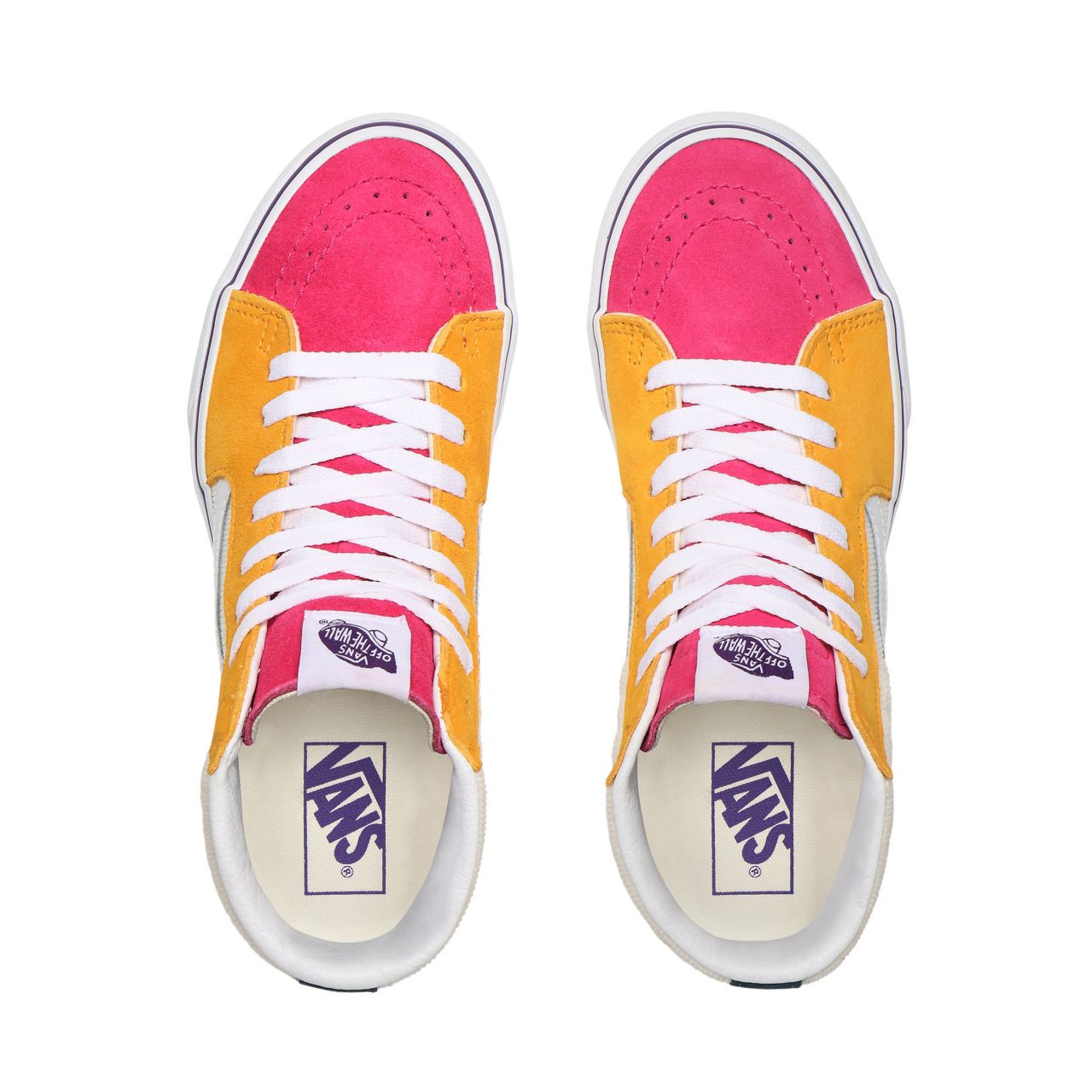 Vans Mini Cord Sk8-Hi Platform 2.0 Multicolour Classic Womens - (Mini Cord) Multi/True White VN0A3TKNWVY Shoes