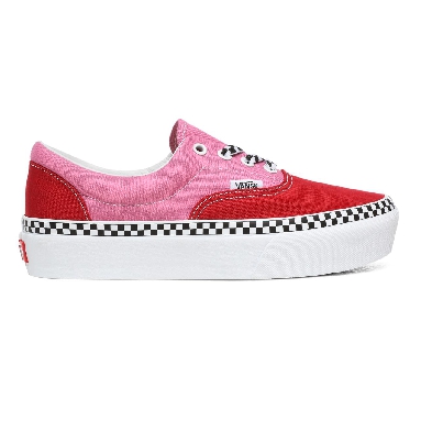 Vans 2-Tone Era Platform Red Classic Womens - (2-Tone) Chili Pepper/Fuchsia Pink VN0A3WLUWVX Shoes