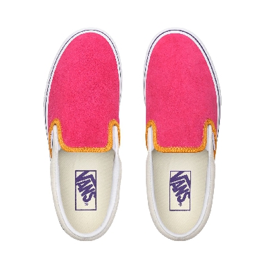 Vans Mini Cord Classic Slip-On Platform Multicolour Classic Womens - (Mini Cord) Multi/True White VN0A3JEZWVY Shoes