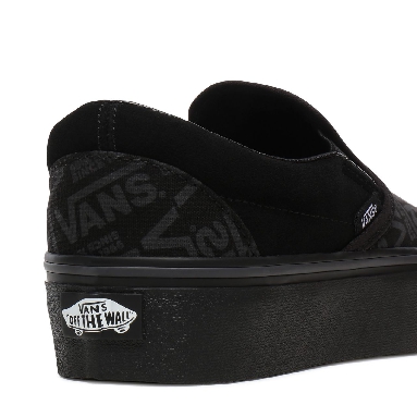 Vans 66 Classic Slip-On Platform Black Classic Womens - (Vans 66) Black VN0A3JEZWW0 Shoes