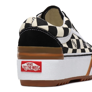 Vans Checkerboard Old Skool Stacked Multicolour Classic Womens - (Checkerboard) Multi/True White VN0A4U15VLV Shoes