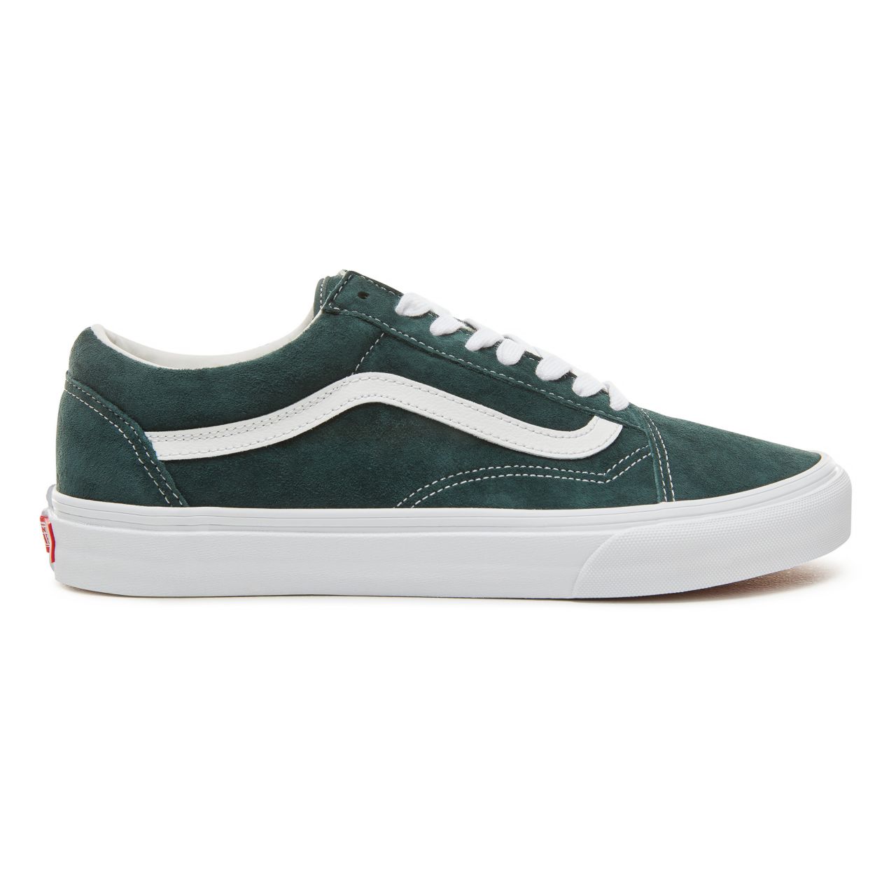 Vans Suede Old Skool Classic Mens Womens - (Pig Suede) Darkest Spruce/True White VA38G1U5J Shoes