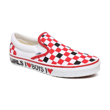 Vans I Heart Classic Slip-On Black Classic Womens - (I Heart) Black/True White VN0A4U38WKU Shoes