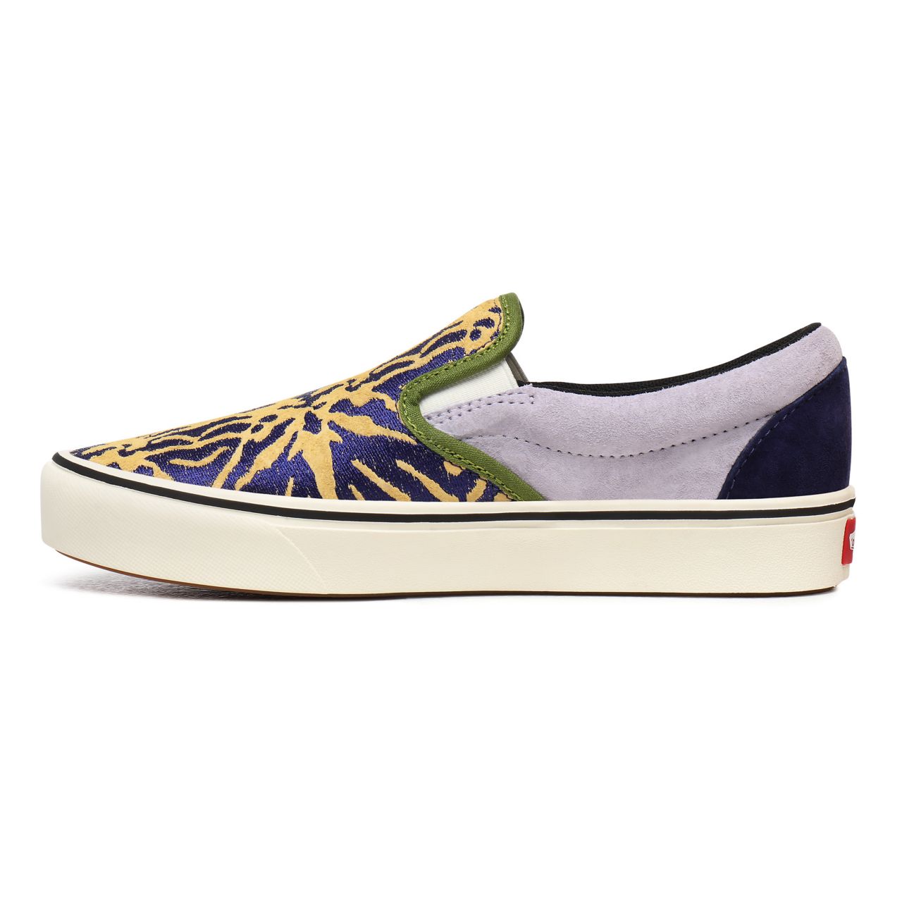 Vans Bugs ComfyCush Slip-On Multicolour Classic Womens - (Bugs) Blueprint VN0A3WMDWWG Shoes