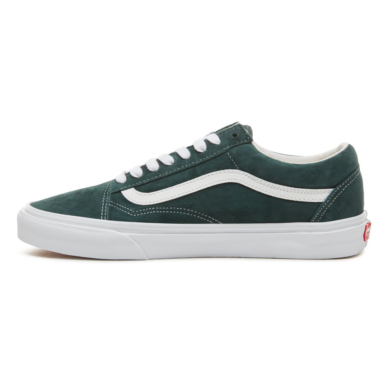 Vans Suede Old Skool Classic Mens Womens - (Pig Suede) Darkest Spruce/True White VA38G1U5J Shoes