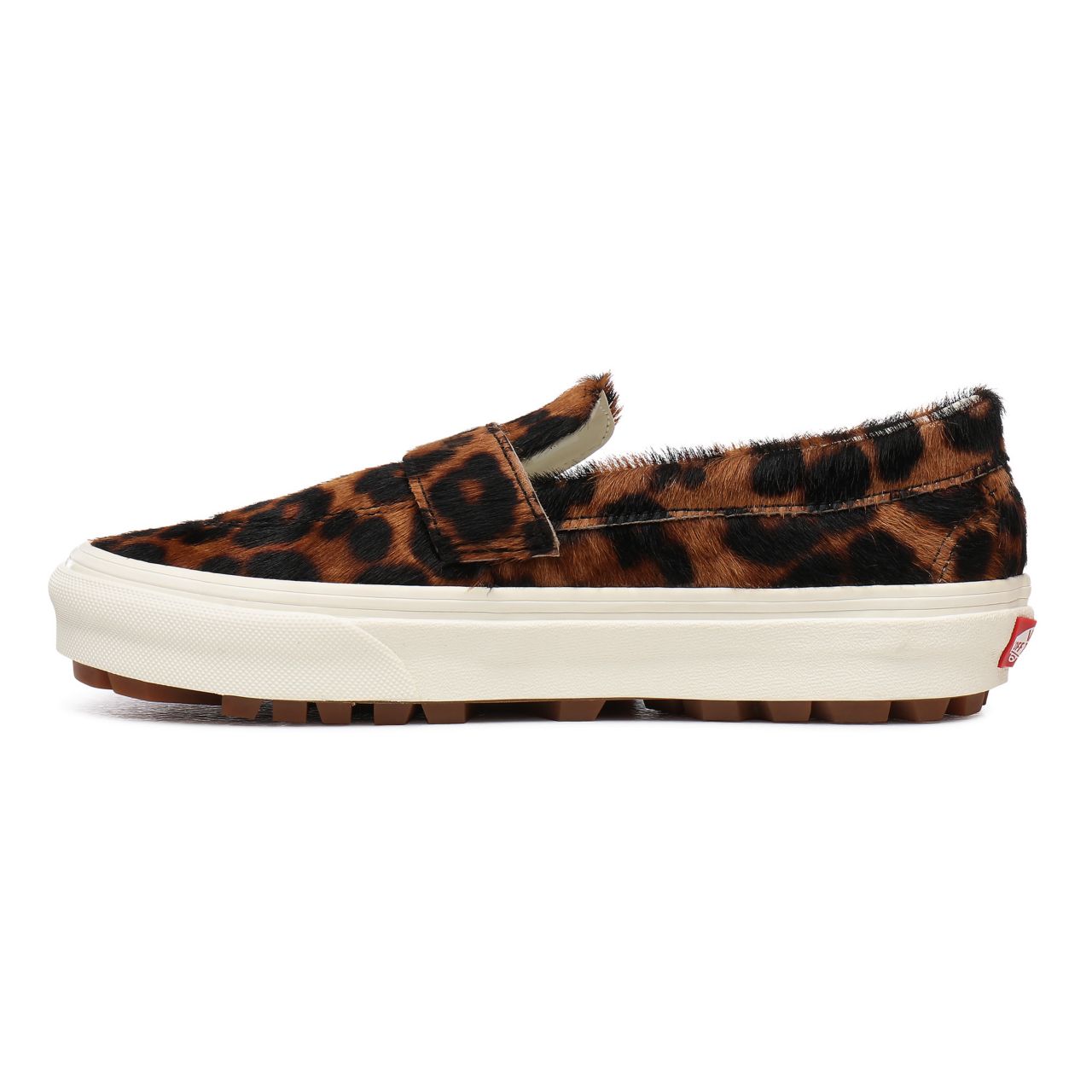 Vans Calf Hair Style 53 Leopard Classic Womens - (Calf Hair) Animal/Snow White VN0A4U1CXQ7 Shoes