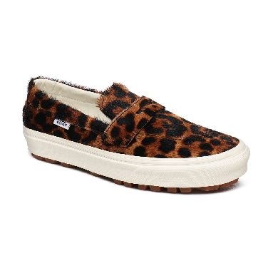 Vans Calf Hair Style 53 Leopard Classic Womens - (Calf Hair) Animal/Snow White VN0A4U1CXQ7 Shoes