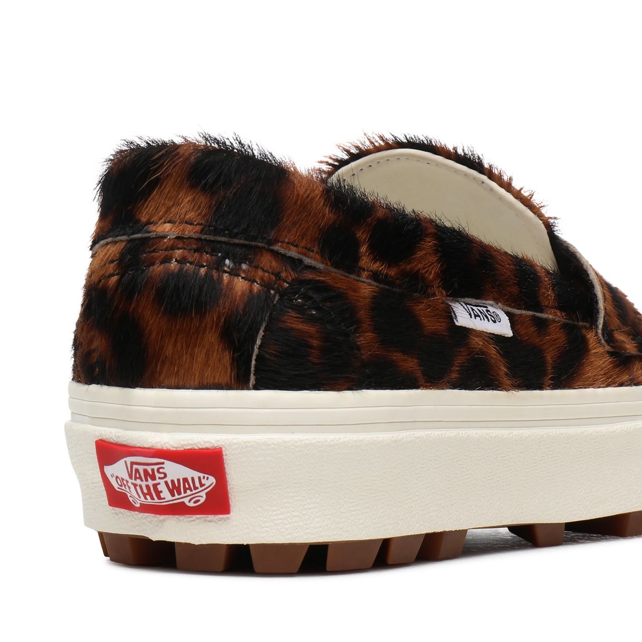 Vans Calf Hair Style 53 Leopard Classic Womens - (Calf Hair) Animal/Snow White VN0A4U1CXQ7 Shoes