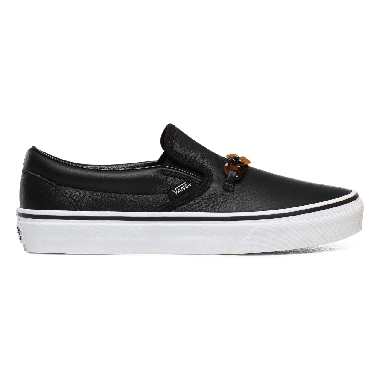 Vans Tort Classic Slip-On Black Classic Womens - (Tort) Black/True White VN0A4U38WVI Shoes