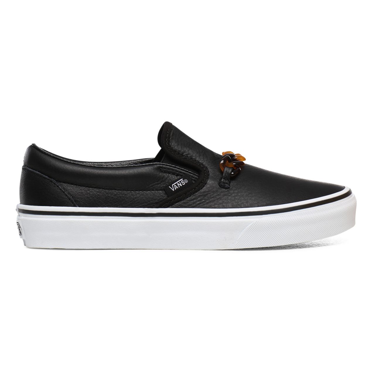 Vans Tort Classic Slip-On Black Classic Womens - (Tort) Black/True White VN0A4U38WVI Shoes