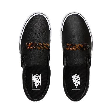 Vans Tort Classic Slip-On Black Classic Womens - (Tort) Black/True White VN0A4U38WVI Shoes