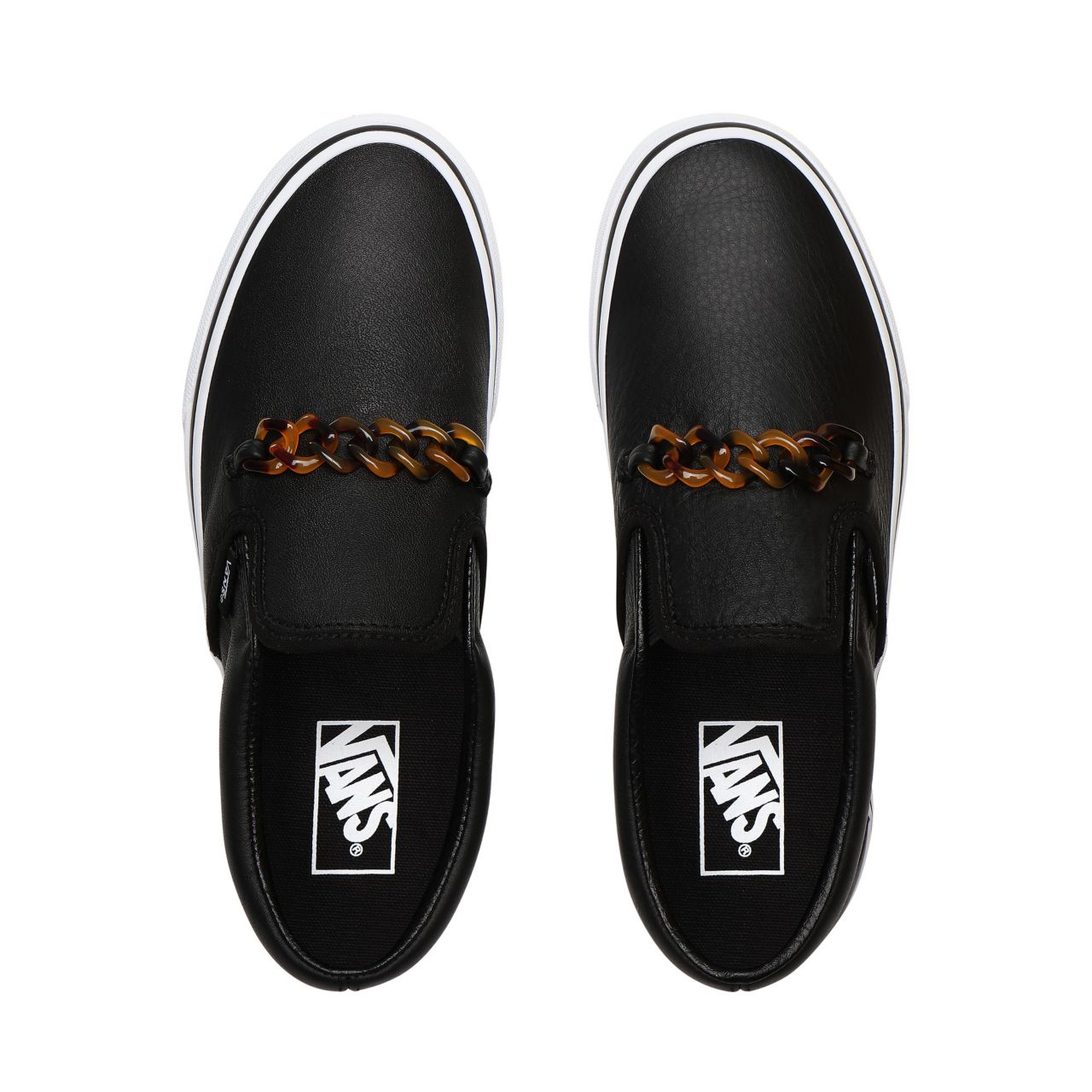 Vans Tort Classic Slip-On Black Classic Womens - (Tort) Black/True White VN0A4U38WVI Shoes