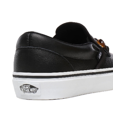 Vans Tort Classic Slip-On Black Classic Womens - (Tort) Black/True White VN0A4U38WVI Shoes