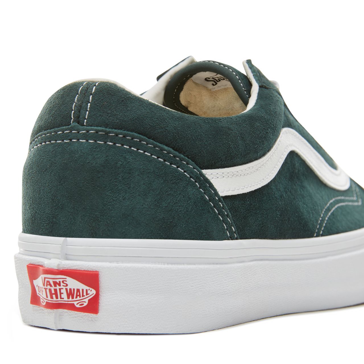 Vans Suede Old Skool Classic Mens Womens - (Pig Suede) Darkest Spruce/True White VA38G1U5J Shoes