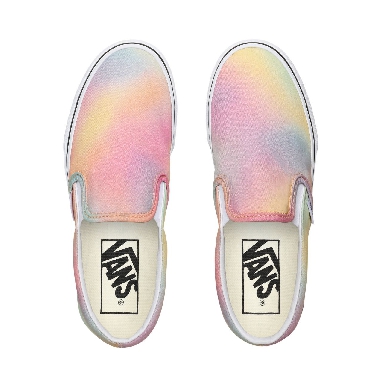 Vans Aura Shift Classic Slip-On Multicolour Classic Womens - (Aura Shift) Multi/True White VN0A4U38WGQ Shoes