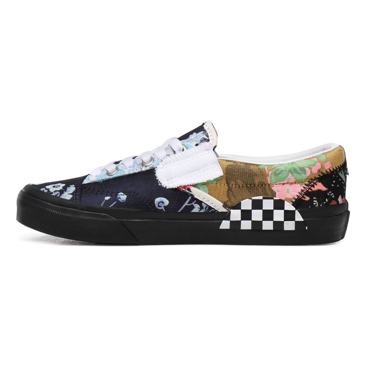 Vans Florals Slip-On CAP Black Classic Womens - (Florals) Brocade/Black VN0A3WM5XHQ Shoes