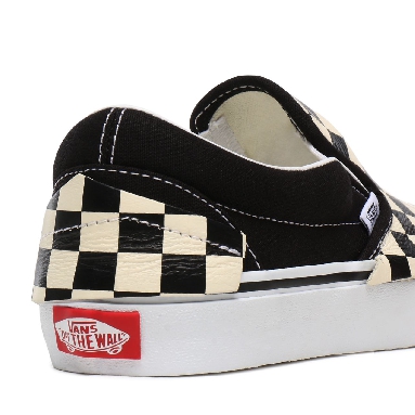 Vans Classic Slip-On Origami Checkerboard Classic Womens - Checkerboard/True White VN0A4TZTQXH Shoes