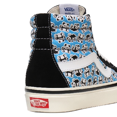 Vans Anaheim Factory Sk8-Hi 38 DX Blue Classic Womens - (Anaheim Factory) Og Pandas/Og Black/Og Blue VN0A38GFXHI Shoes