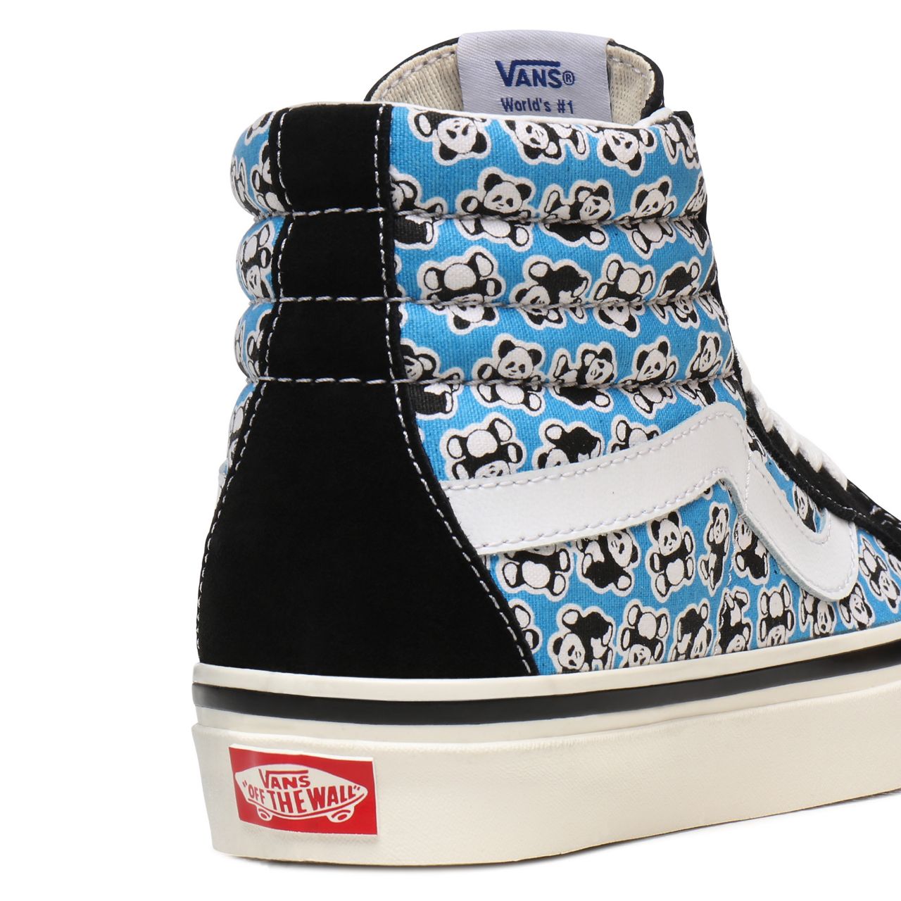 Vans Anaheim Factory Sk8-Hi 38 DX Blue Classic Womens - (Anaheim Factory) Og Pandas/Og Black/Og Blue VN0A38GFXHI Shoes