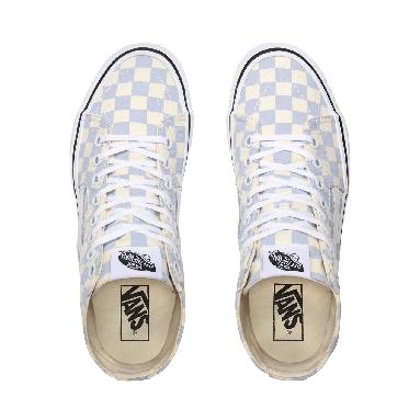 Vans Checkerboard Sk8-Hi Tapered Blue Classic Womens - (Checkerboard) Zen Blue/True White VN0A4U16XHX Shoes